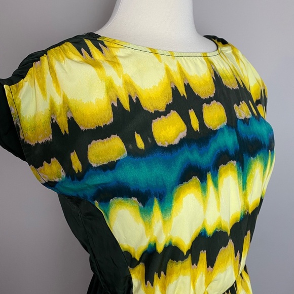 EUC Mossimo Target 🎯 Tie Dye Ikat Abstact Watercolor Sheath Dress - Picture 2 of 7